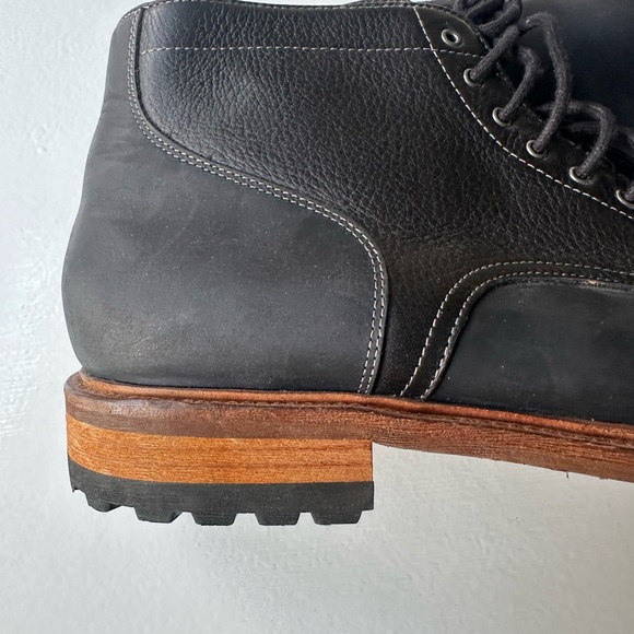 NWOT.Warfield & Grand Black Men's Boots - Picture 8 of 8